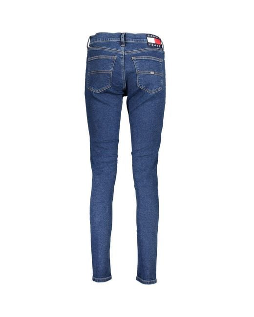 Tommy Hilfiger Blue Cotton Jeans & Pant