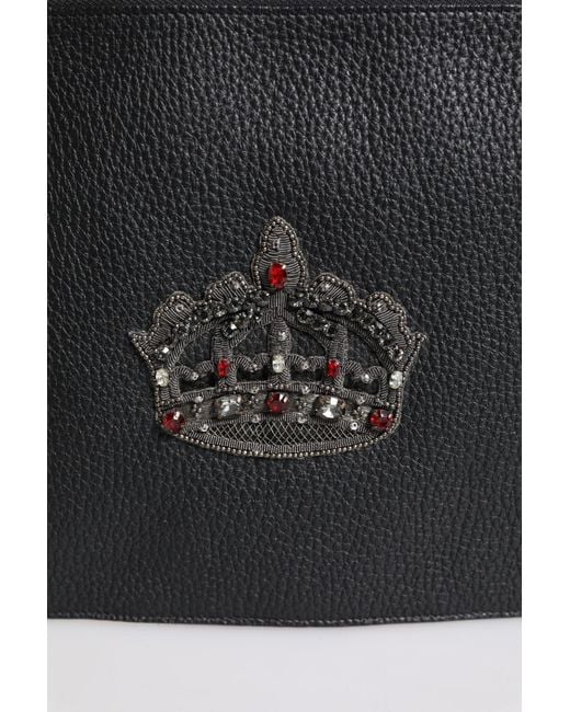 Dolce & Gabbana Black Clutches for men