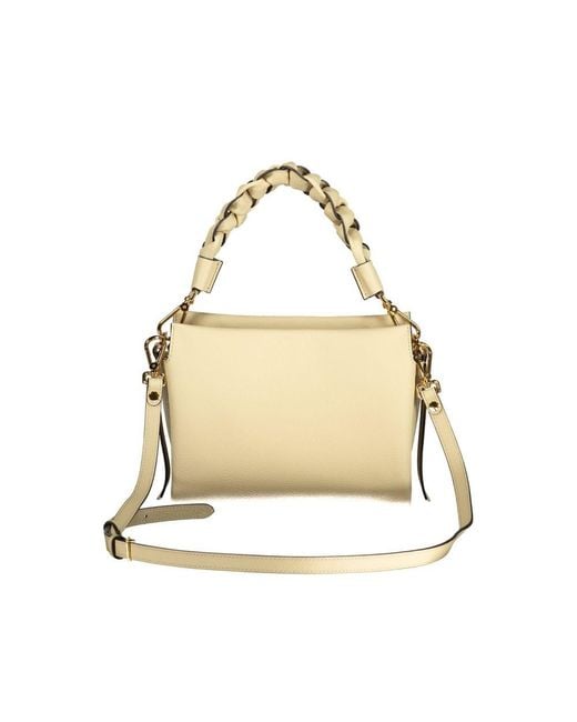 Coccinelle Natural Beige Leather Handbag