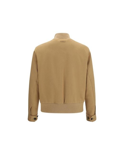 Lardini Natural Beige Wool Oves Aries Full for men