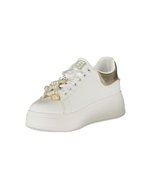Laura Biagiotti White Polyester Sneaker