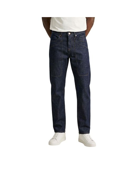 Jeckerson Blue Viscose Skinny Jeans for men