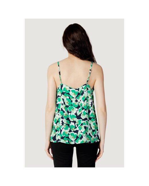 Jacqueline De Yong Green Cotton Tops & T