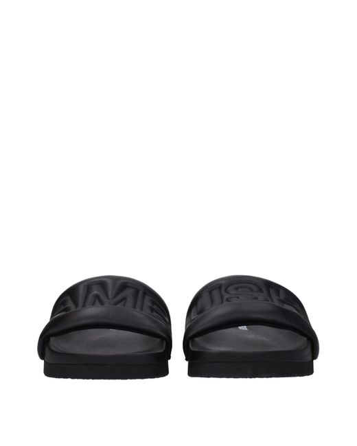Ambush Leather Slipper in Black for Men | Lyst