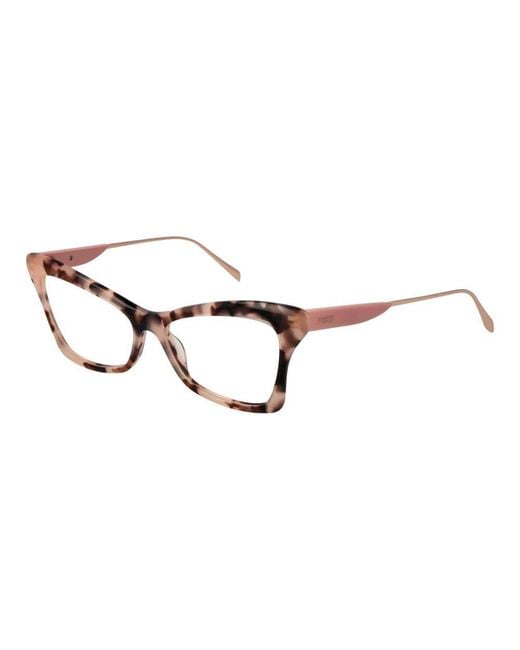 Emilio Pucci Brown Plastic Glasses (Frames)