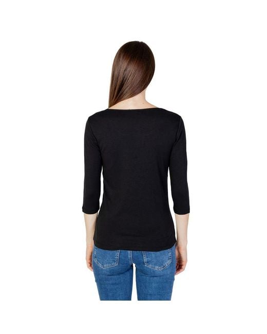 Street One Black Cotton Tops & T