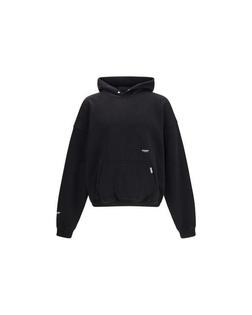 Represent Black Cotton Sweatshirt for men
