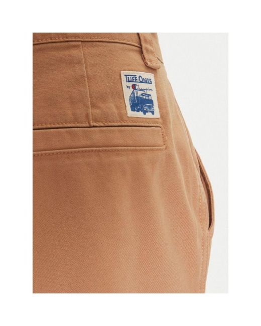 Champion Brown Cotton Joggers (workout Pants) for men