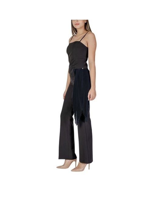 Rinascimento Blue Polyester Jumpsuit