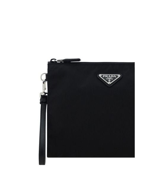 Prada Black Polyamide Accessories for men