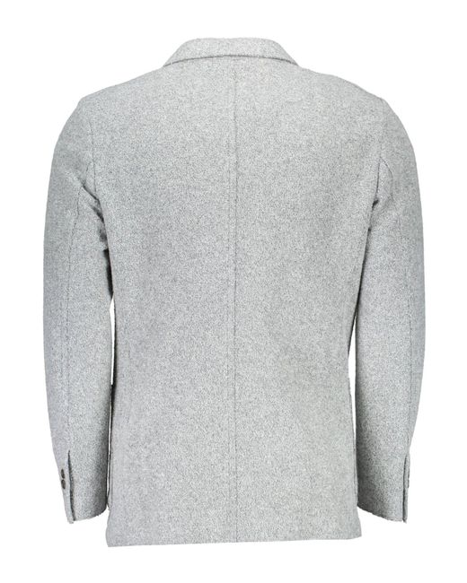 Gant Gray Ele Long Sleeve Classic Jacket for men