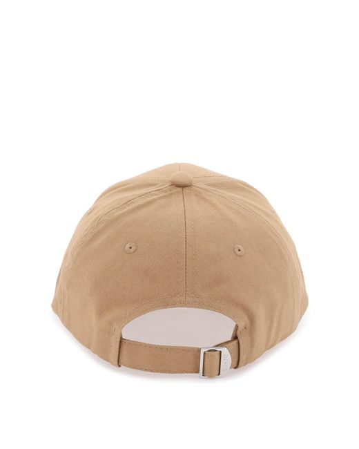 Boss Natural Baseball Cap With Embroidered Logo for men