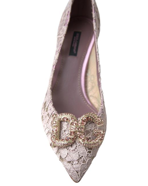 Dolce & Gabbana Black Crystal Embellished Heels Pumps