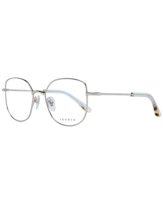 Sandro Metallic Gold Stainless Steel Glasses (frames) for men