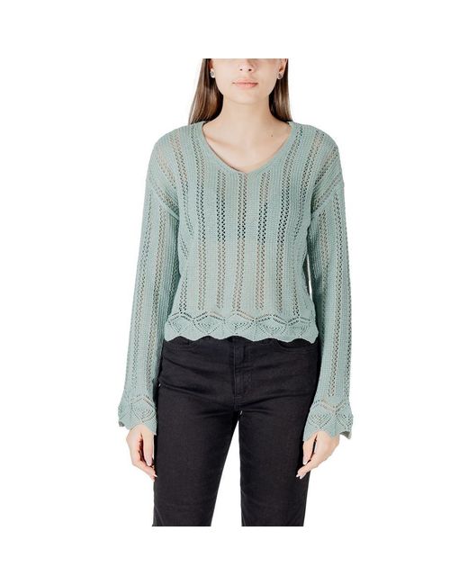 ONLY Blue Turquoise Recycled Cotton Sweatshirt