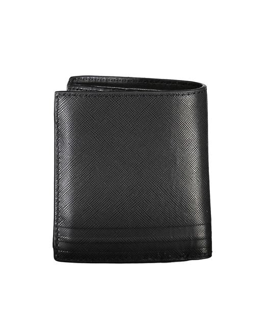 Tommy Hilfiger Black Leather Wallet for men