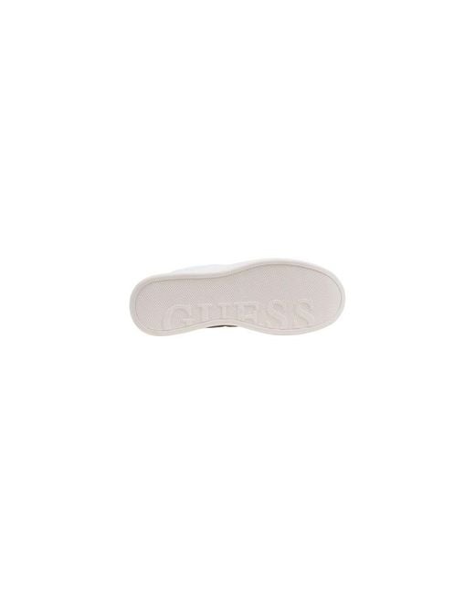 Guess White Polyethylene Platform Sneakers