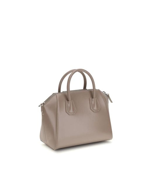 Givenchy Gray Calf Leather Bos Taurus Handbag