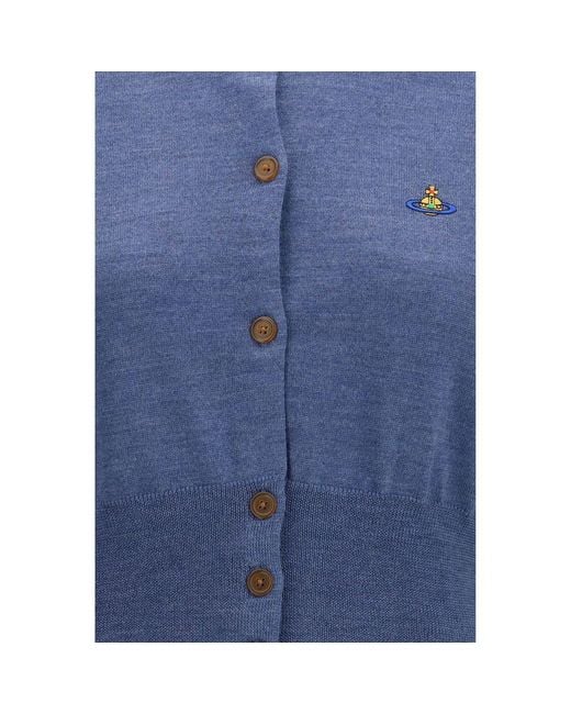 Vivienne Westwood Blue Silk Cardigan