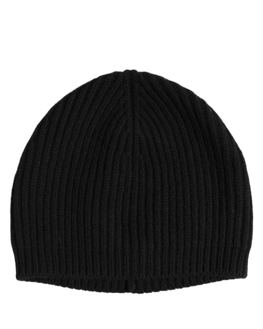 Dolce & Gabbana Men Black Wool Knitted Winter Beanie Capello One Size Hat for men