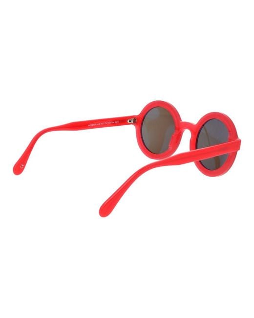 Andy Wolf Red Multicolor Acetate Sunglasses