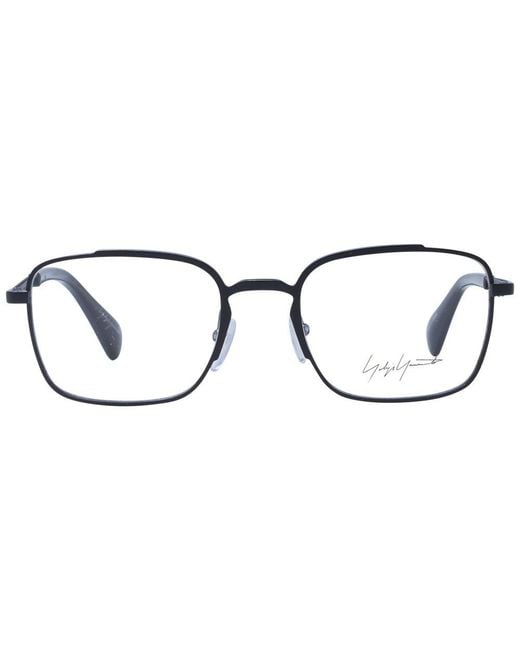 Yohji Yamamoto Black Metal Glasses (frames) for men