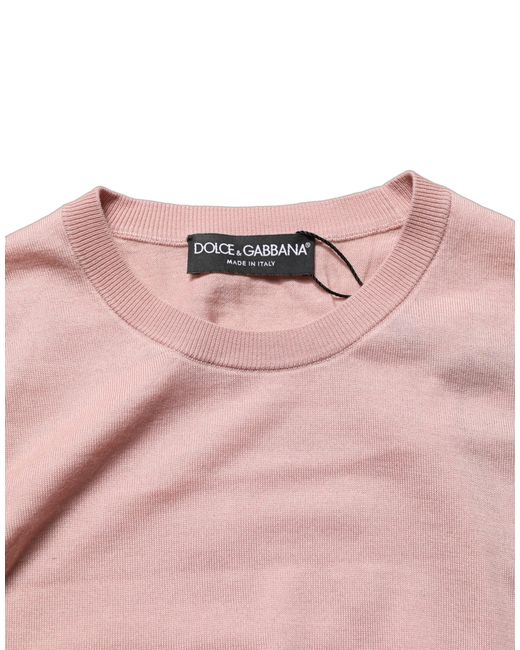 Dolce & Gabbana Black Pink Sleeveless Cashmere Knitted Tank Top