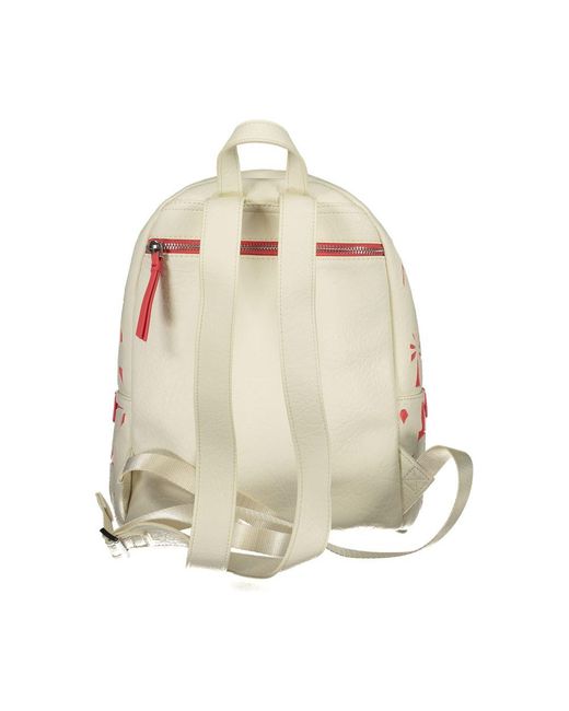 Desigual Red Polyethylene Backpack