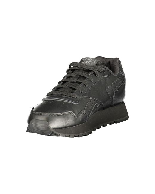 Reebok Gray Black Polyurethane Men's Sneaker for men