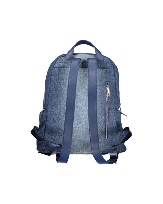 Desigual Blue Polyester Backpack