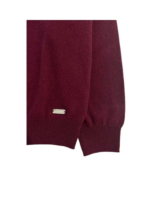 Baldinini Purple Cashmere Sweater for men