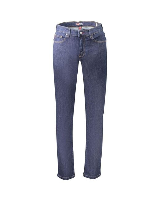 Norway 1963 Blue Cotton Men's Jean For A Timeless Casual Look for men