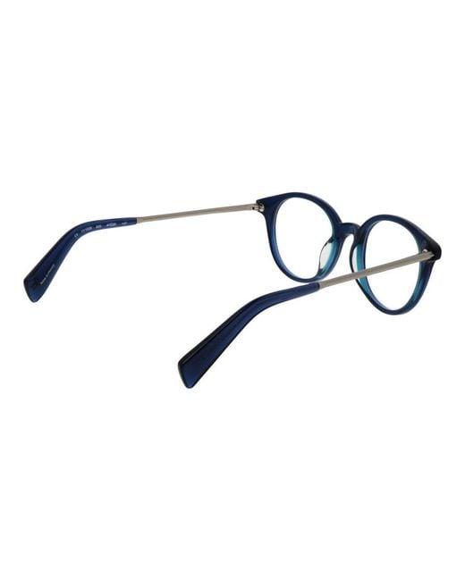Yohji Yamamoto Blue Acetate Glasses (Frames)