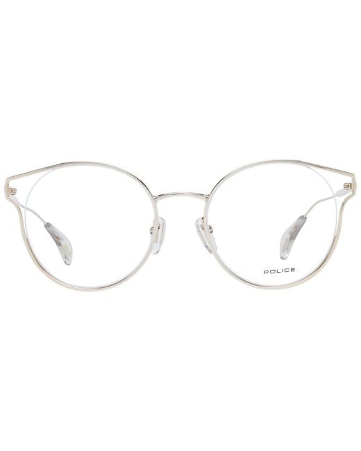 Police Metallic Rose Gold Optical Frames