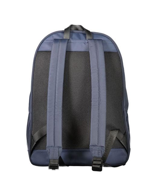 Tommy Hilfiger Blue Polyester Men Backpack for men