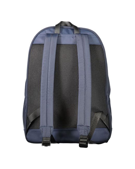 Tommy Hilfiger Blue Polyester Men Backpack for men