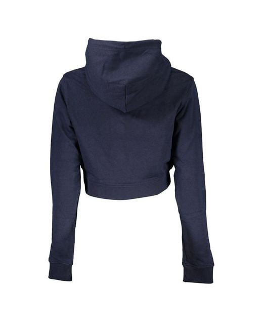 Tommy Hilfiger Blue Chic Hooded Sweatshirt With Embroidery
