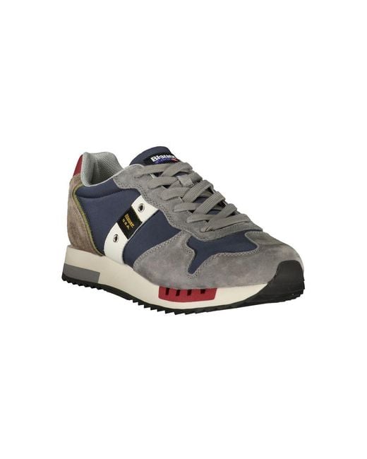 Blauer Gray Blue Polyurethane Men's Sneaker for men