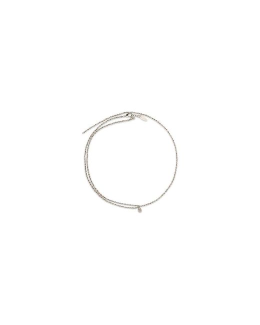 Brunello Cucinelli Metallic Silver Metal Necklace
