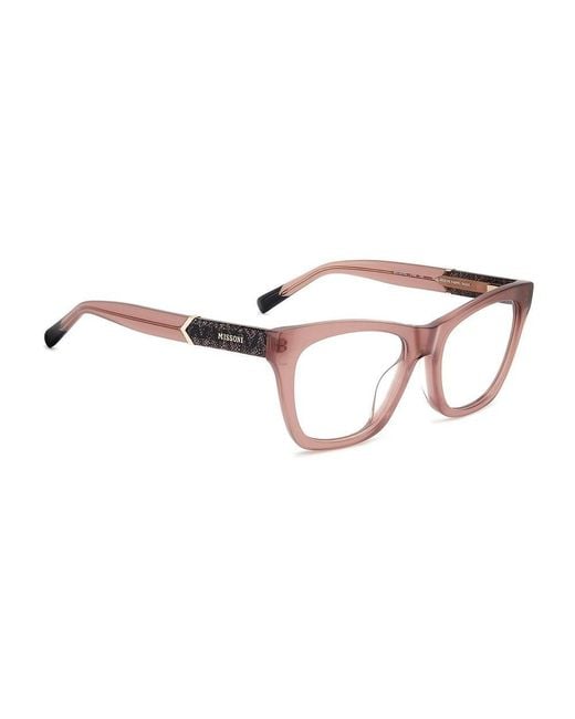 Missoni Brown Pink Acetate Glasses (frames)