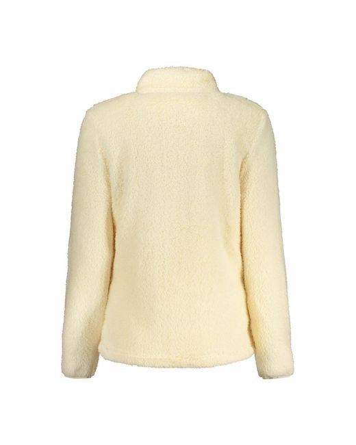 Laura Biagiotti Yellow Beige Polyester Sweatshirt