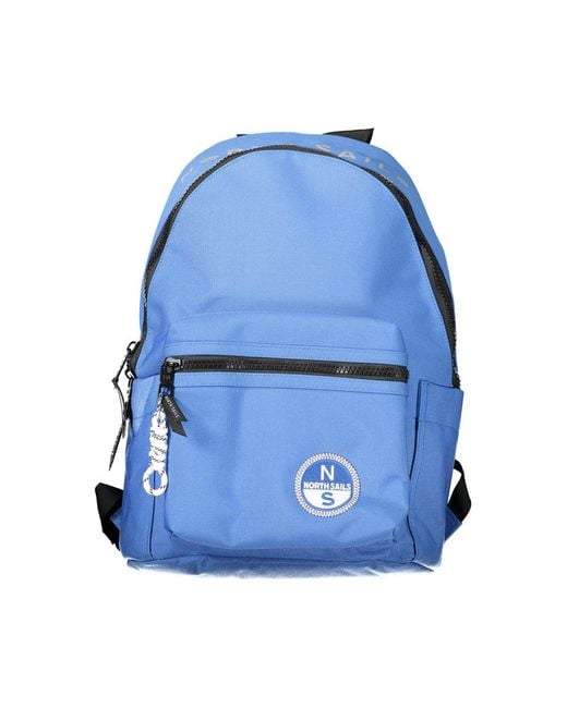 North Sails Blue Polyester Men's Backpack for men