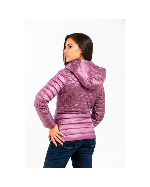 Gas Purple Pink Polyester Parka