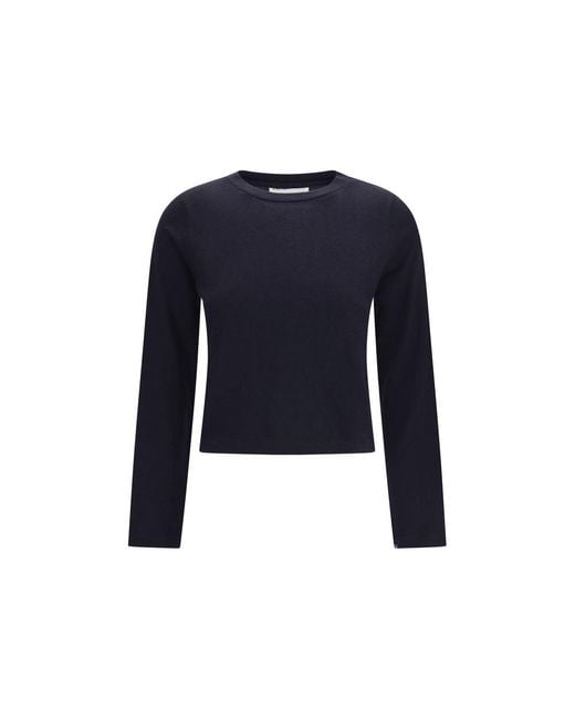Extreme Cashmere Blue Cotton Long Sleeve T