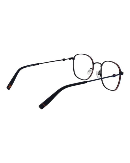 Fila Black Blue Stainless Steel Glasses (frames)