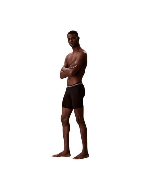 Calvin Klein Black Recycled Polyester Boxers for men