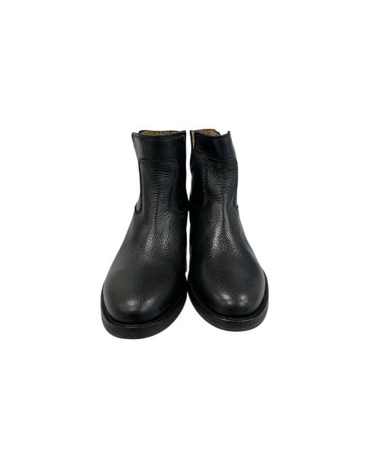 Borbonese Black Leather Boot
