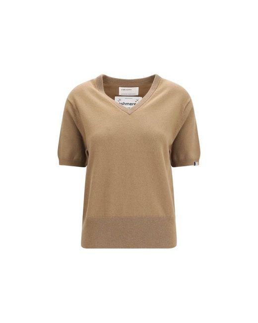 Extreme Cashmere Natural Beige Cashmere Sweater