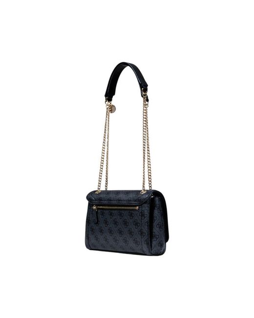 Guess Blue Gray Polyethylene Handbag