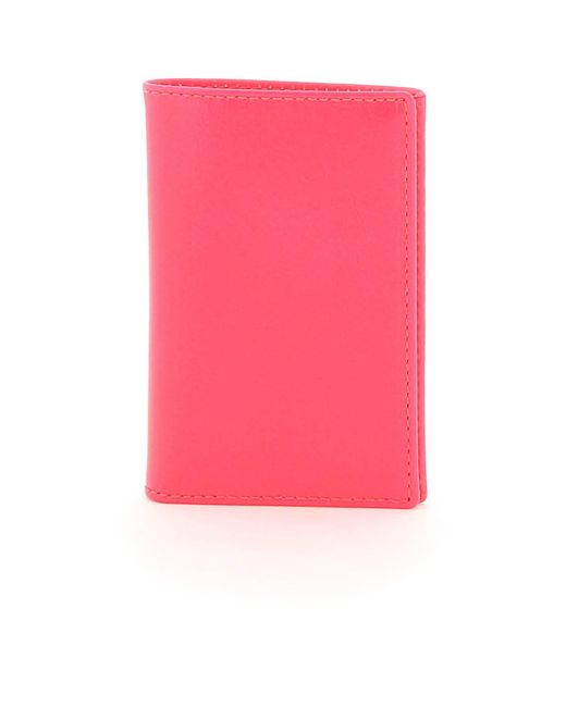 Comme des Garçons Pink Super Fluo Wallet for men